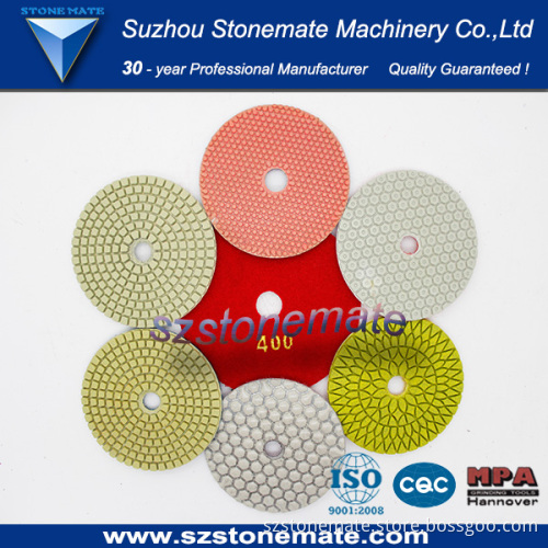 8 step Polishing Pad including buff for polisher